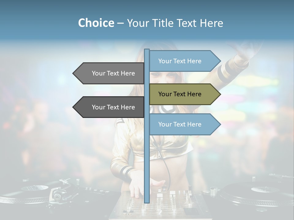 Relaxation Glamour Entertainment PowerPoint Template