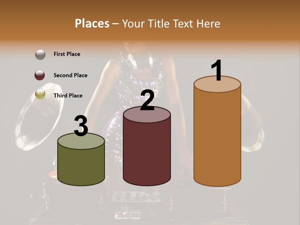 Woman Fun Pretty PowerPoint Template