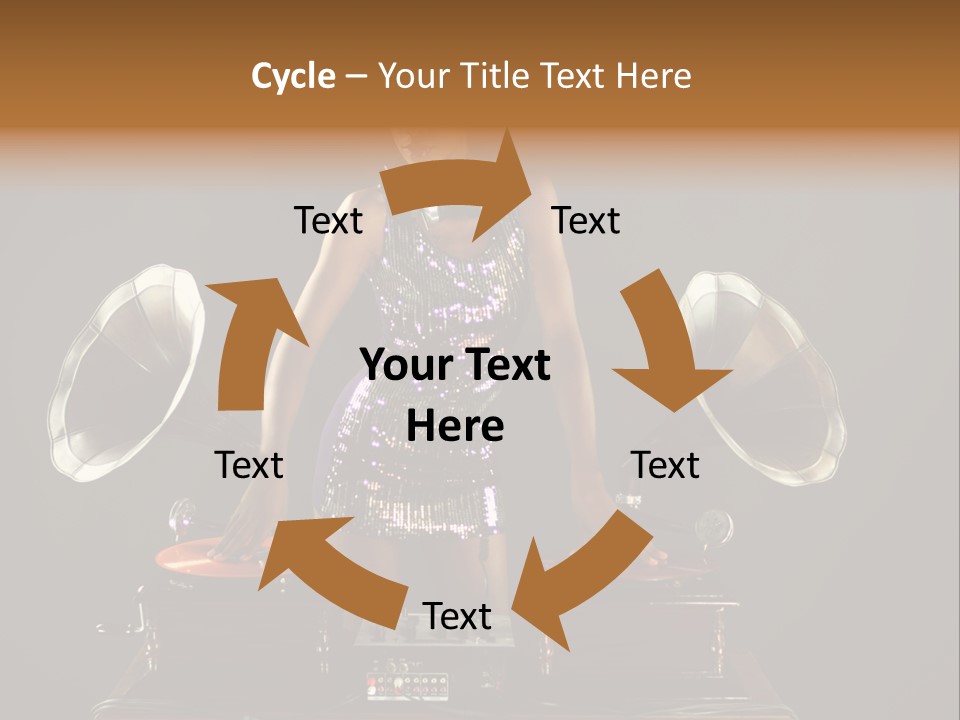 Woman Fun Pretty PowerPoint Template