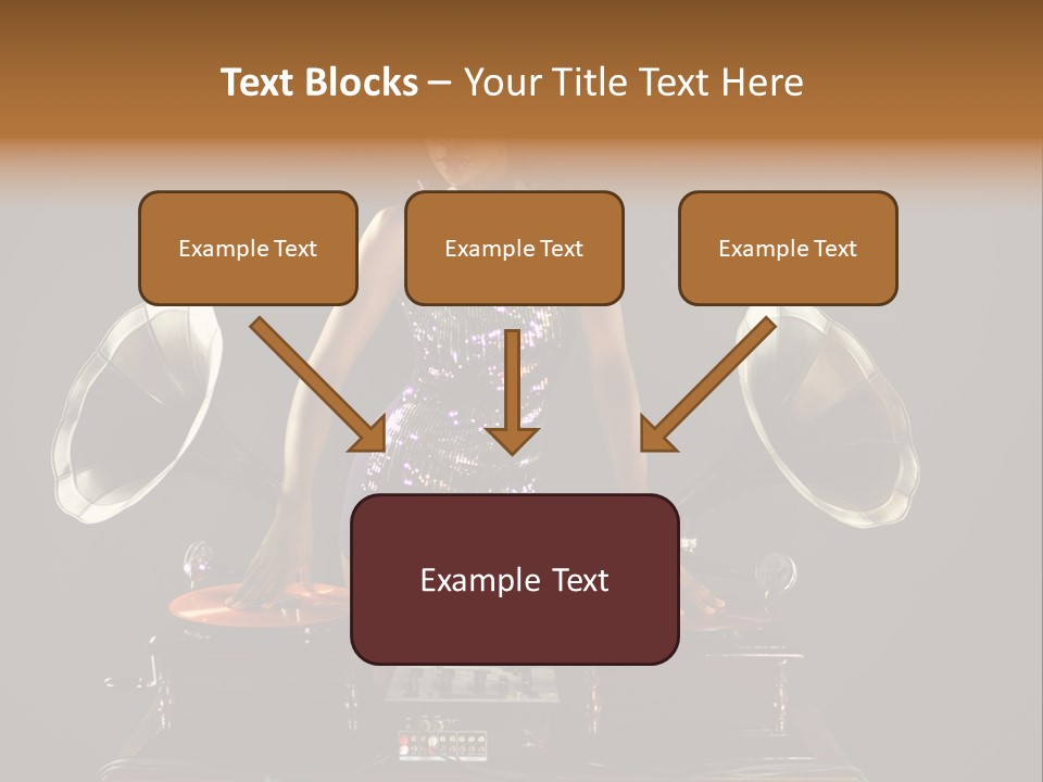 Woman Fun Pretty PowerPoint Template