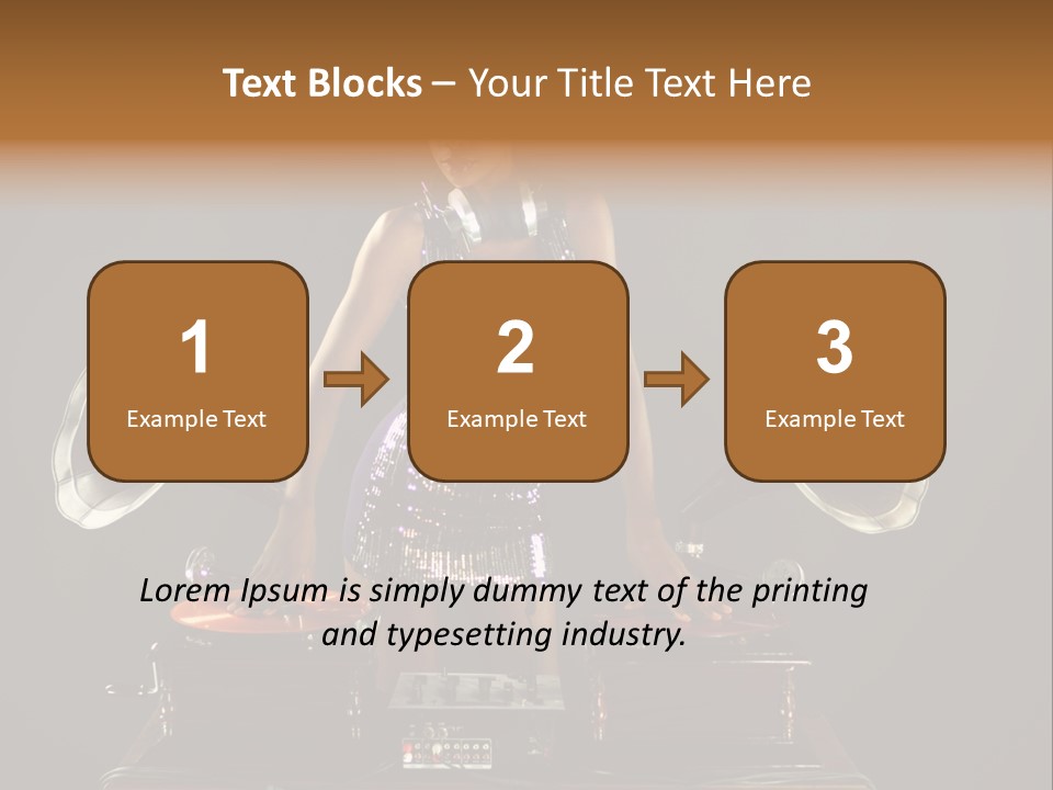 Woman Fun Pretty PowerPoint Template