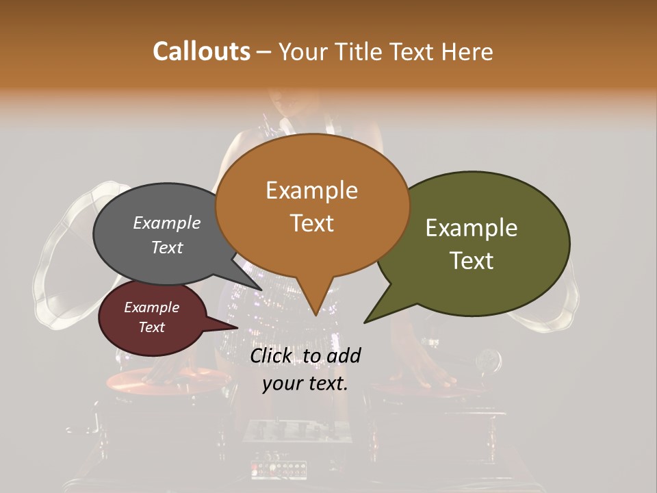 Woman Fun Pretty PowerPoint Template