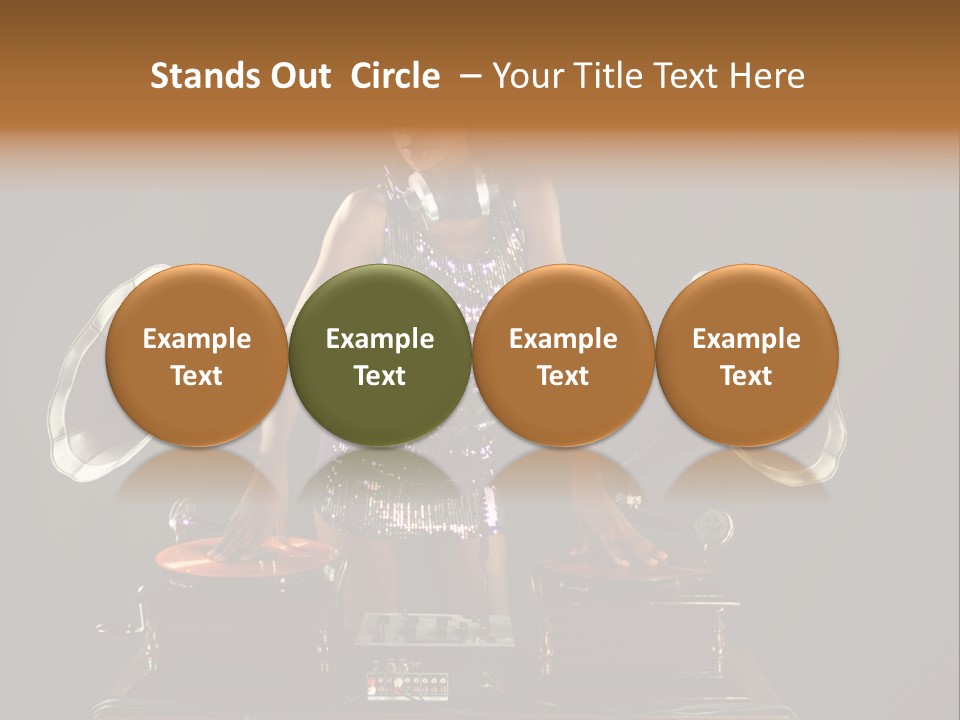 Woman Fun Pretty PowerPoint Template