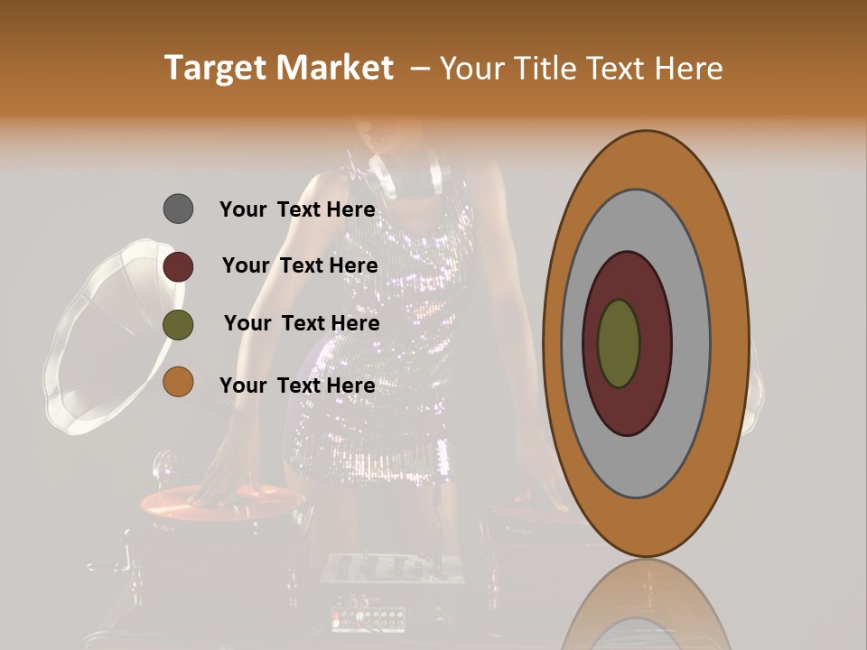 Woman Fun Pretty PowerPoint Template