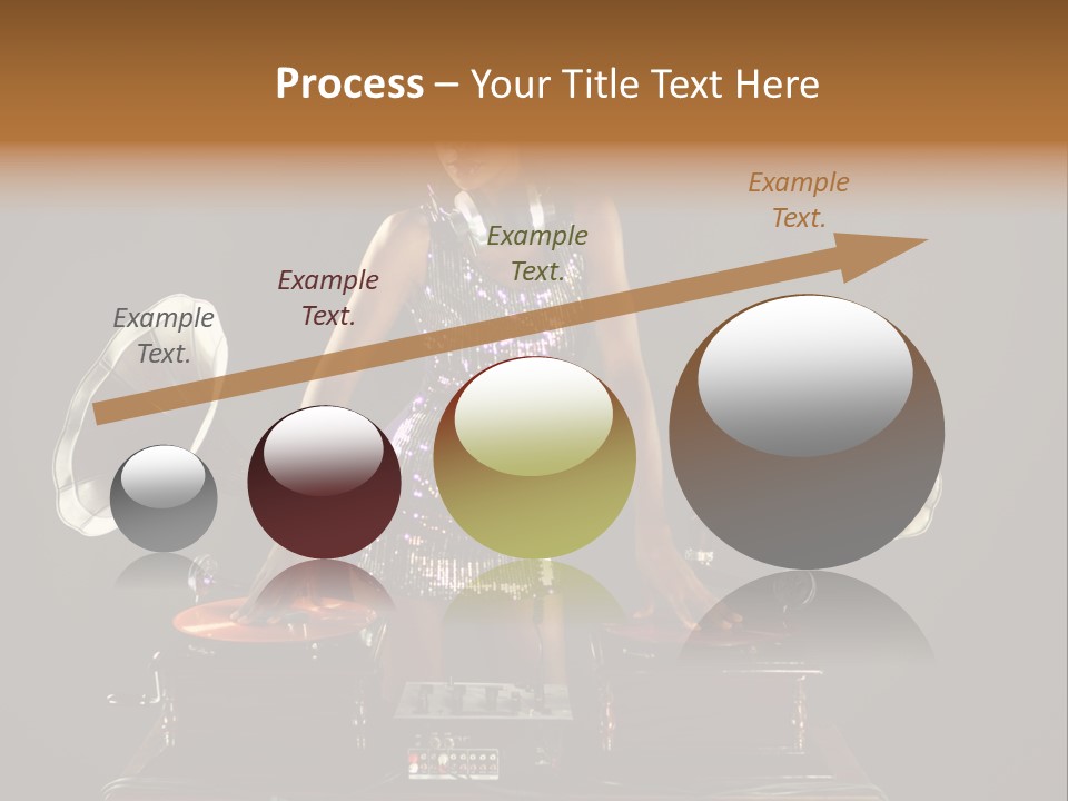 Woman Fun Pretty PowerPoint Template