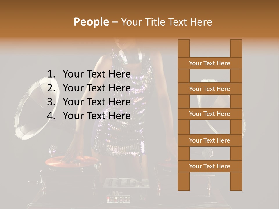 Woman Fun Pretty PowerPoint Template