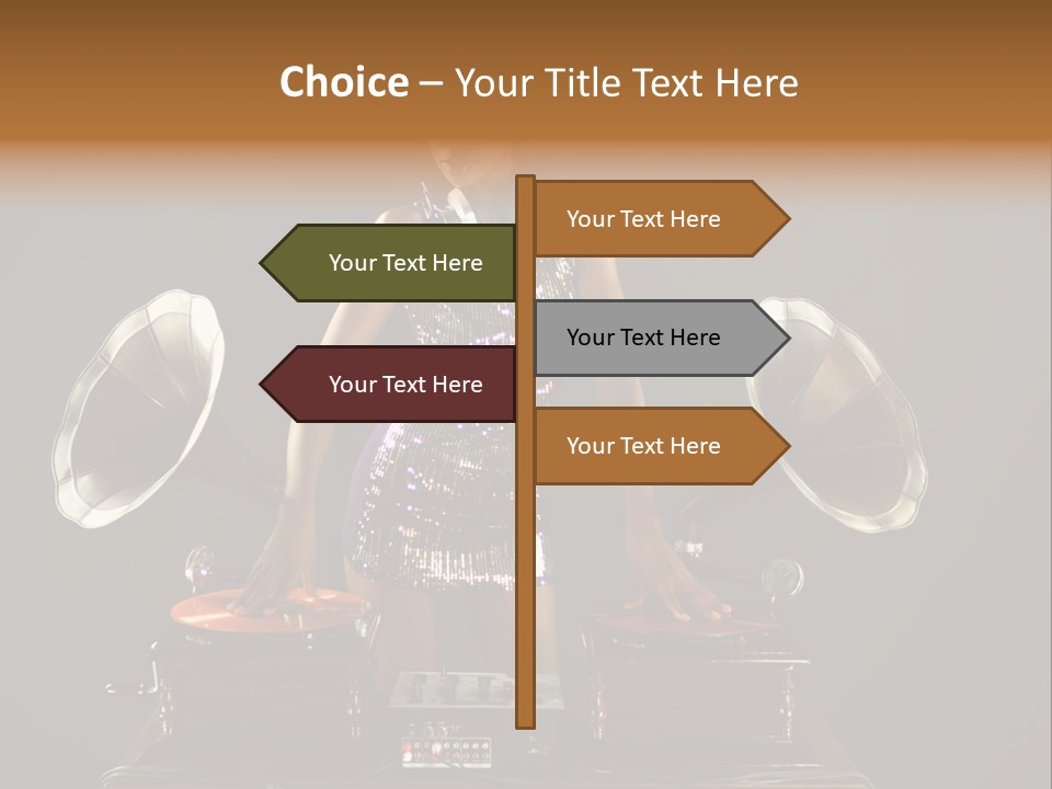 Woman Fun Pretty PowerPoint Template