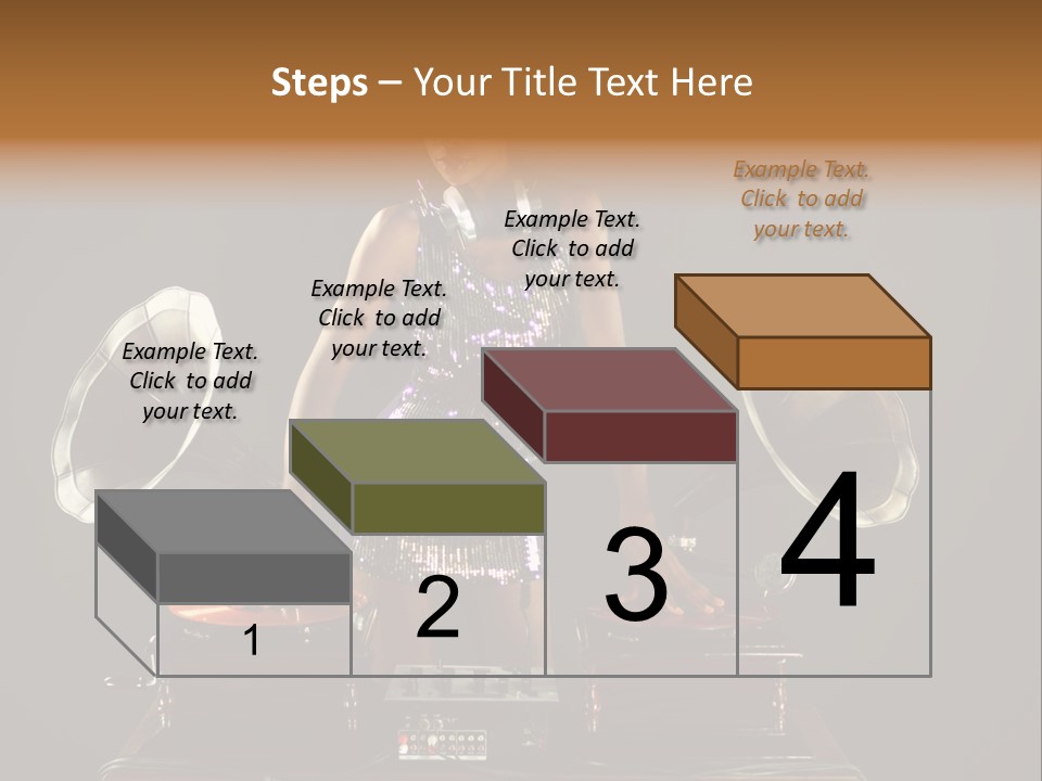 Woman Fun Pretty PowerPoint Template