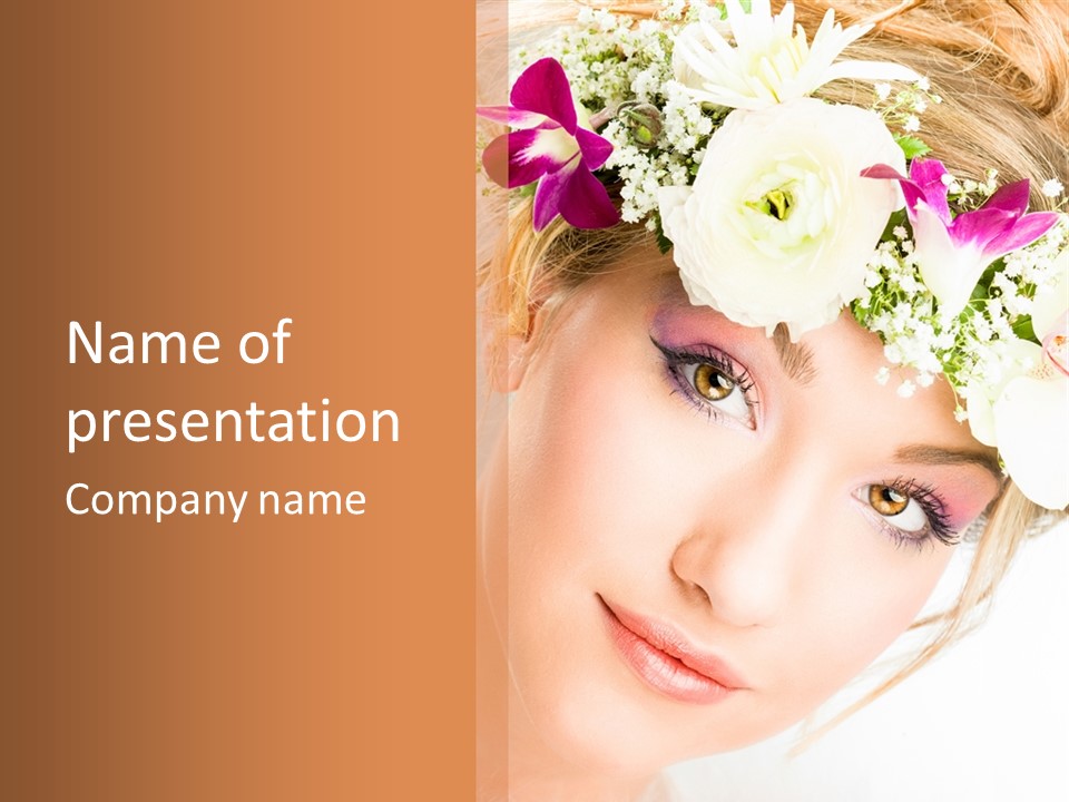 Visage Esth Coiffure PowerPoint Template