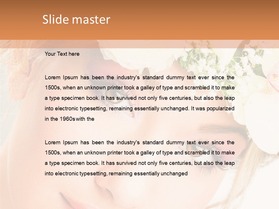 Visage Esth Coiffure PowerPoint Template