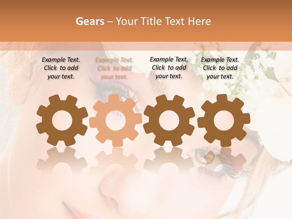 Visage Esth Coiffure PowerPoint Template