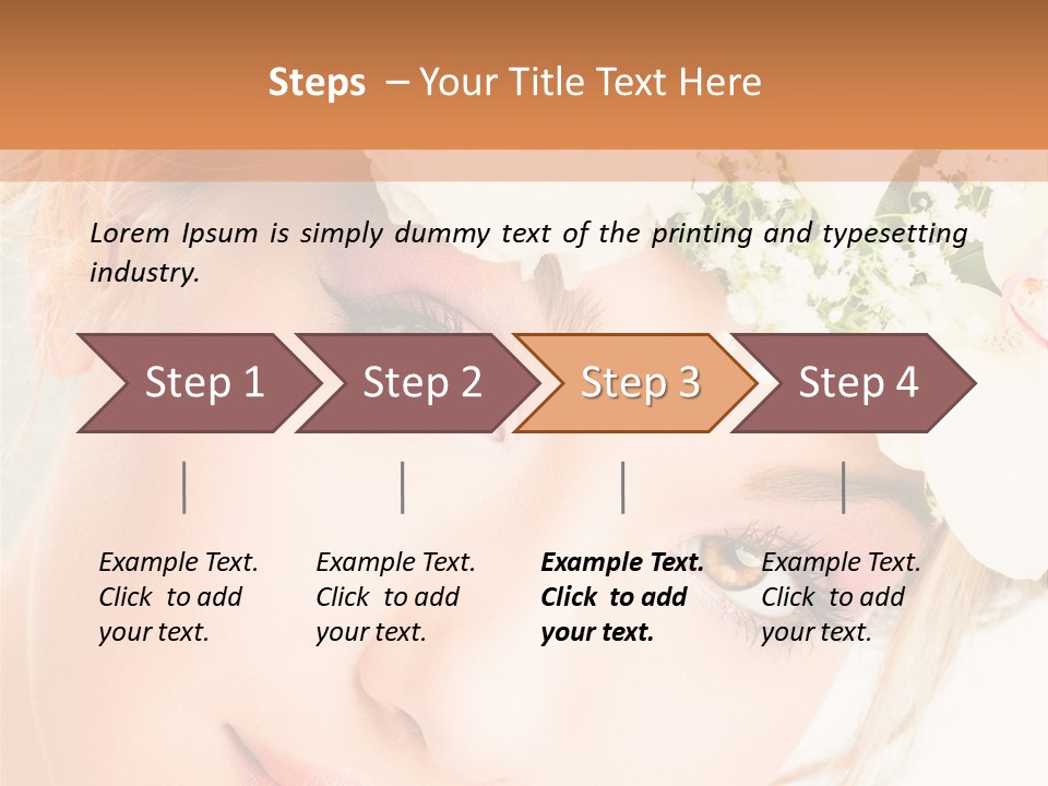 Visage Esth Coiffure PowerPoint Template