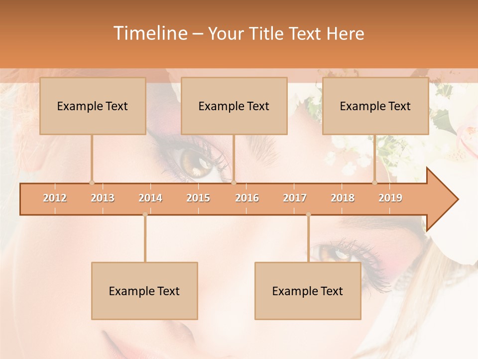 Visage Esth Coiffure PowerPoint Template