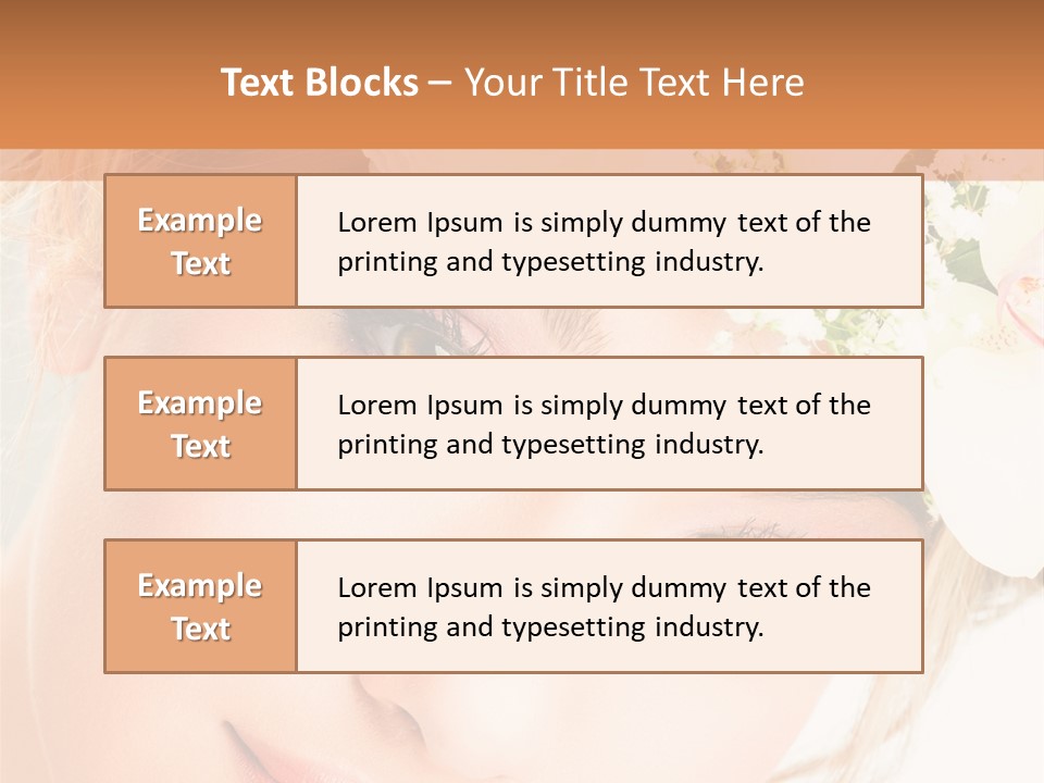 Visage Esth Coiffure PowerPoint Template