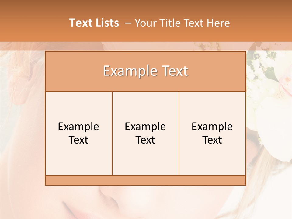 Visage Esth Coiffure PowerPoint Template