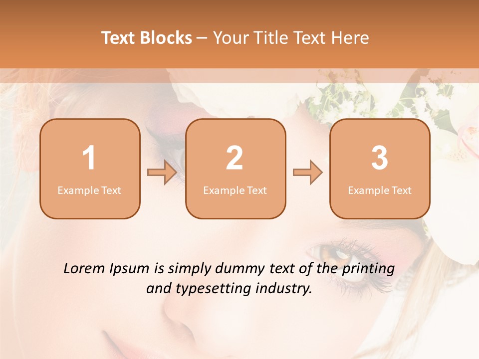 Visage Esth Coiffure PowerPoint Template