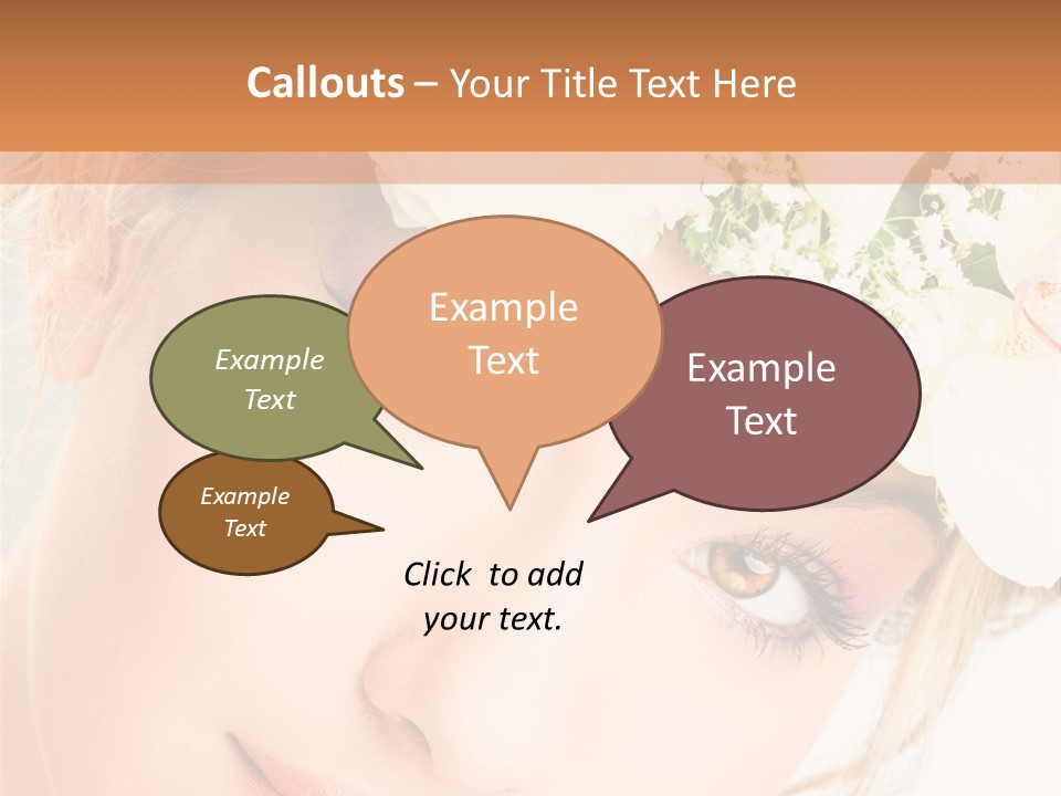 Visage Esth Coiffure PowerPoint Template
