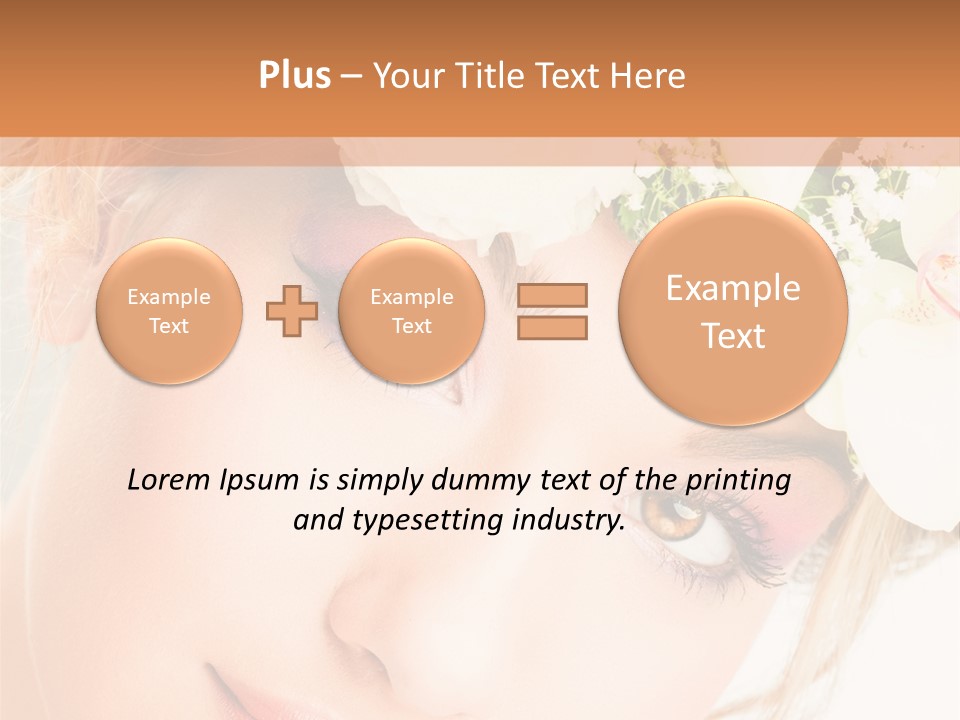 Visage Esth Coiffure PowerPoint Template