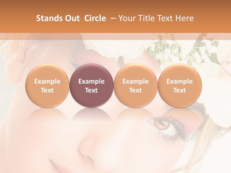 Visage Esth Coiffure PowerPoint Template