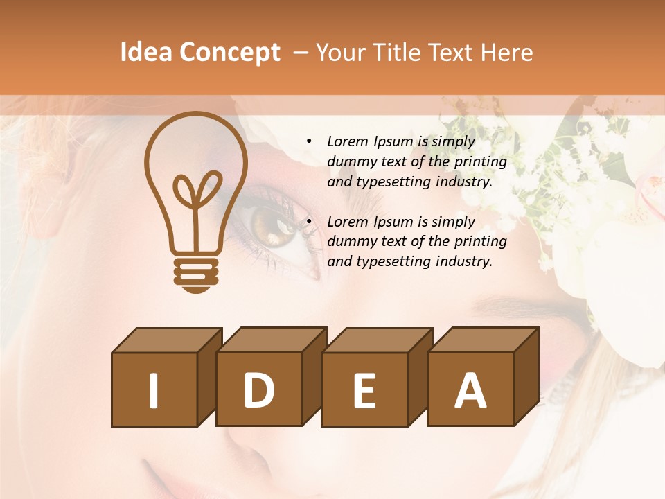 Visage Esth Coiffure PowerPoint Template