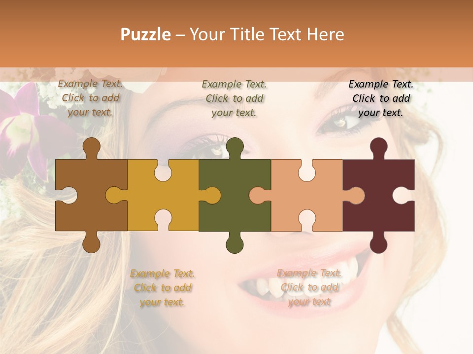 Caucasienne Bien Pure PowerPoint Template