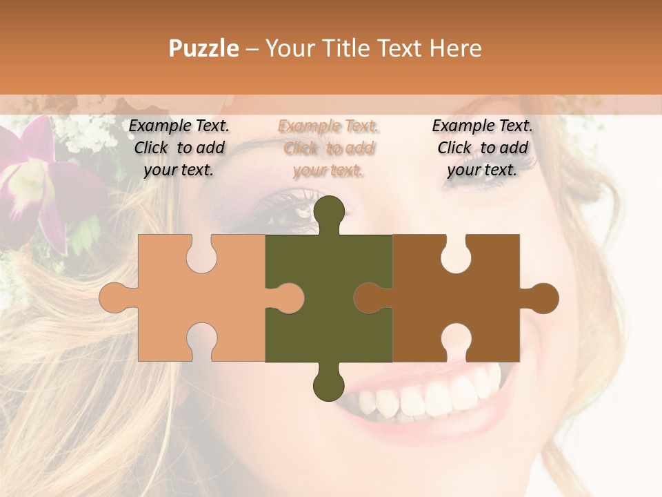 Caucasienne Bien Pure PowerPoint Template