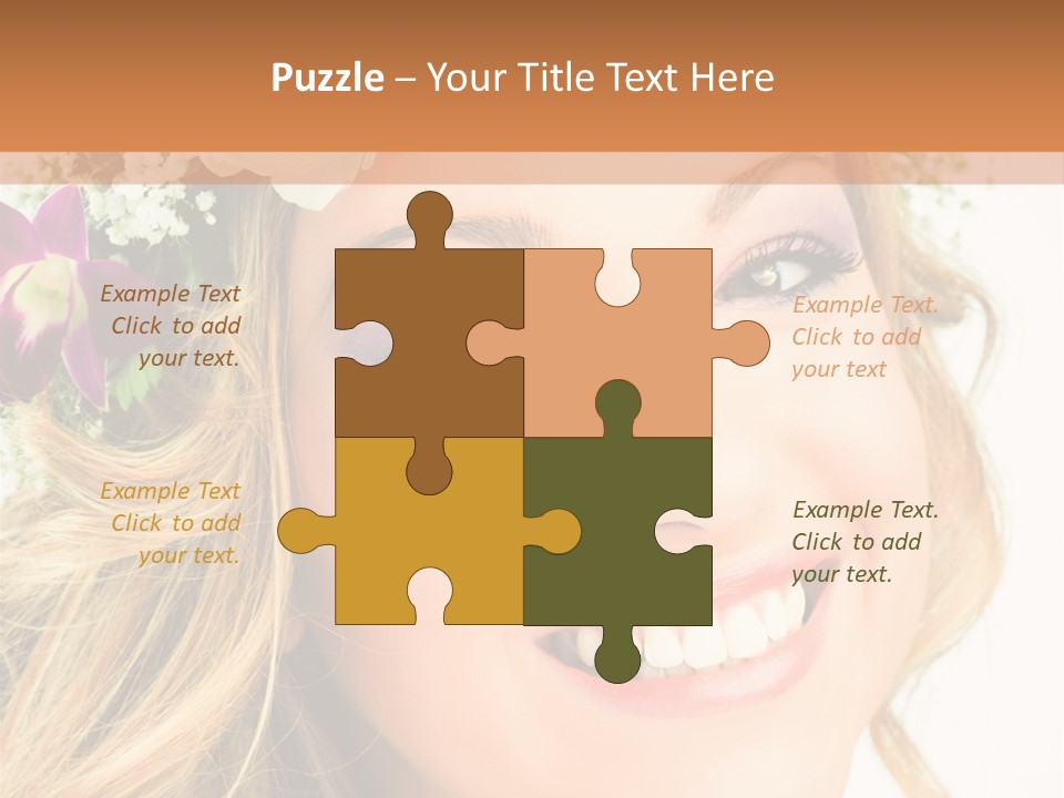 Caucasienne Bien Pure PowerPoint Template