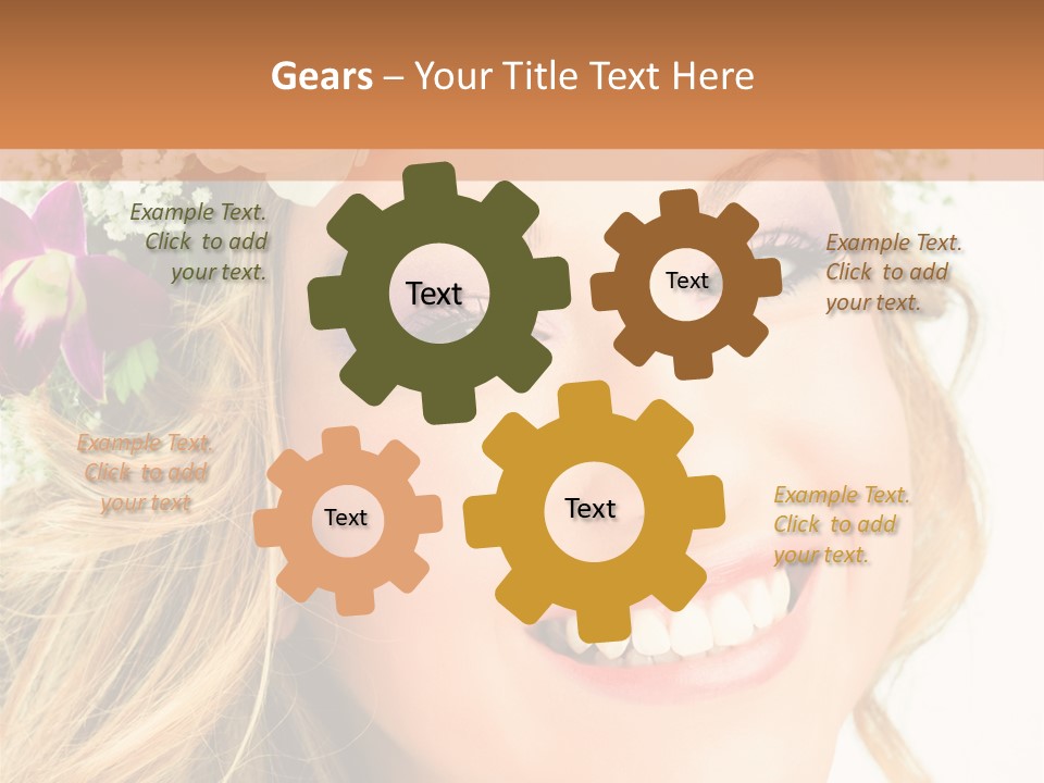 Caucasienne Bien Pure PowerPoint Template