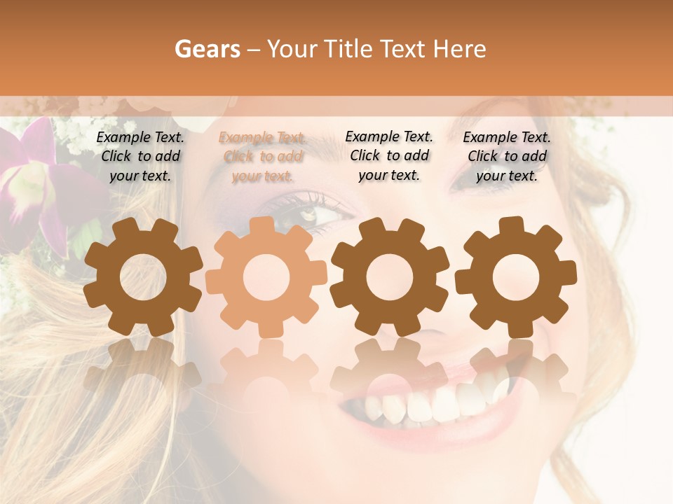 Caucasienne Bien Pure PowerPoint Template