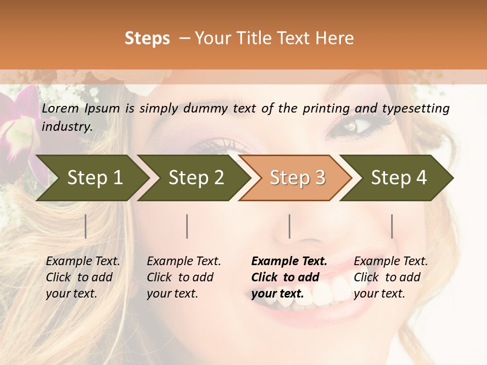 Caucasienne Bien Pure PowerPoint Template