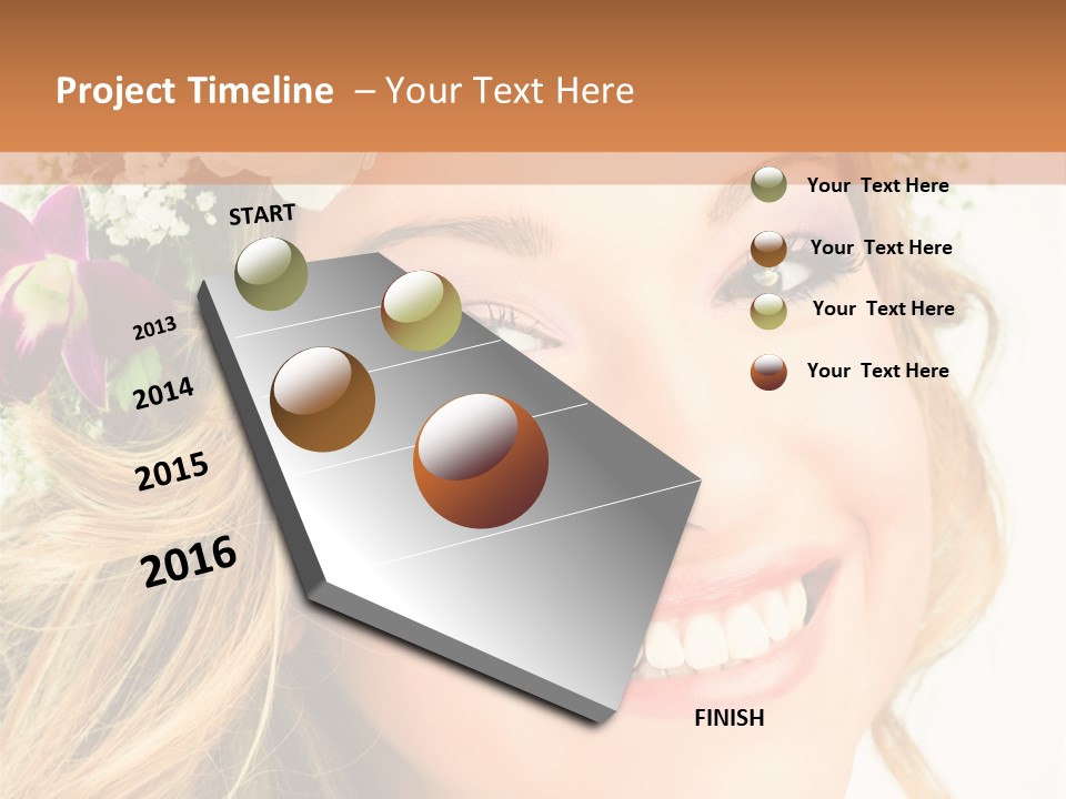 Caucasienne Bien Pure PowerPoint Template