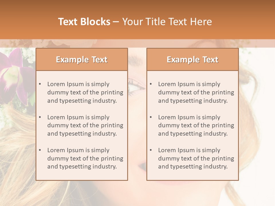 Caucasienne Bien Pure PowerPoint Template