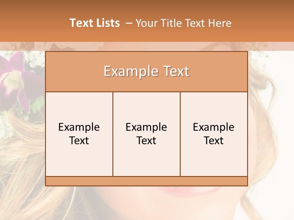 Caucasienne Bien Pure PowerPoint Template