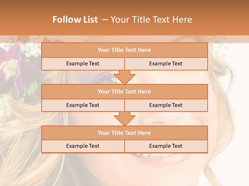 Caucasienne Bien Pure PowerPoint Template
