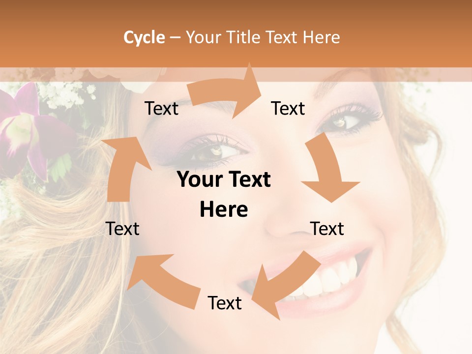 Caucasienne Bien Pure PowerPoint Template