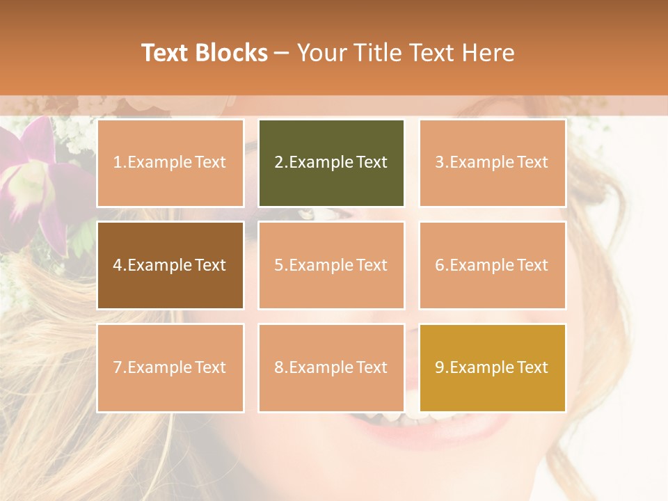 Caucasienne Bien Pure PowerPoint Template