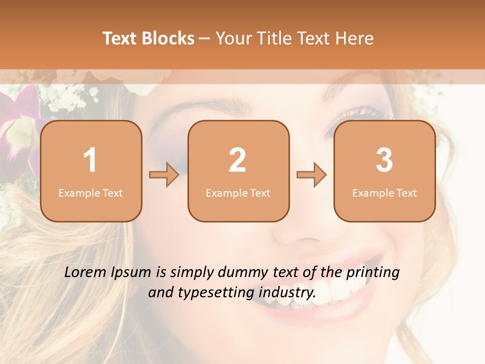 Caucasienne Bien Pure PowerPoint Template
