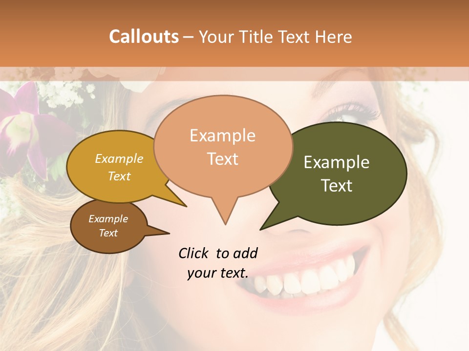 Caucasienne Bien Pure PowerPoint Template