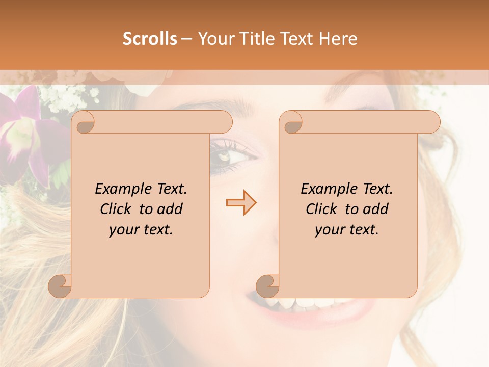 Caucasienne Bien Pure PowerPoint Template