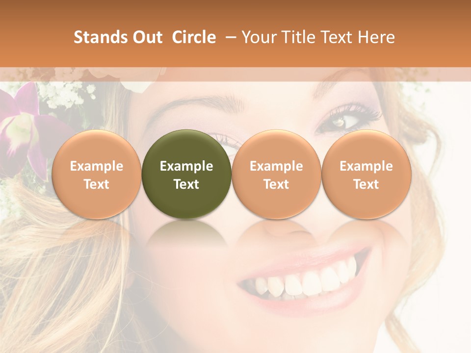 Caucasienne Bien Pure PowerPoint Template