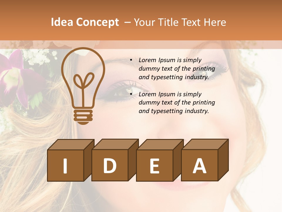 Caucasienne Bien Pure PowerPoint Template