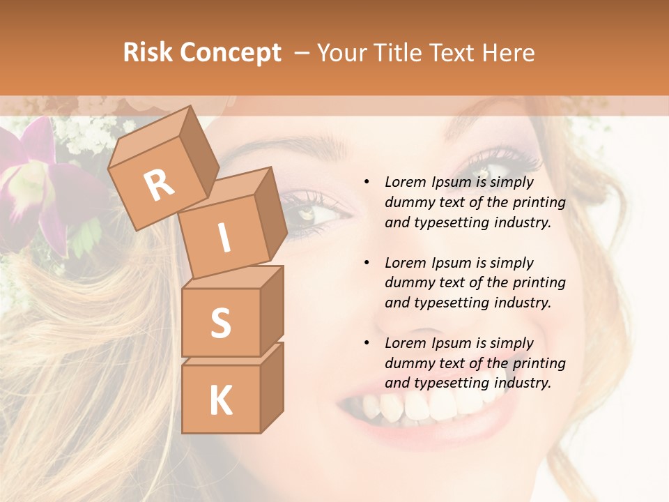 Caucasienne Bien Pure PowerPoint Template