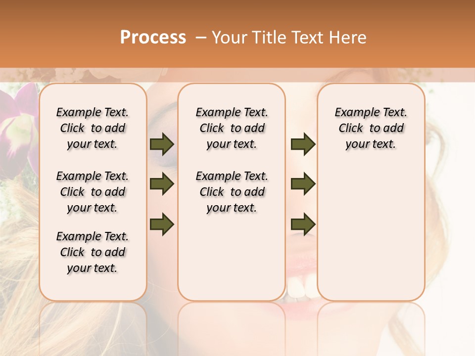 Caucasienne Bien Pure PowerPoint Template