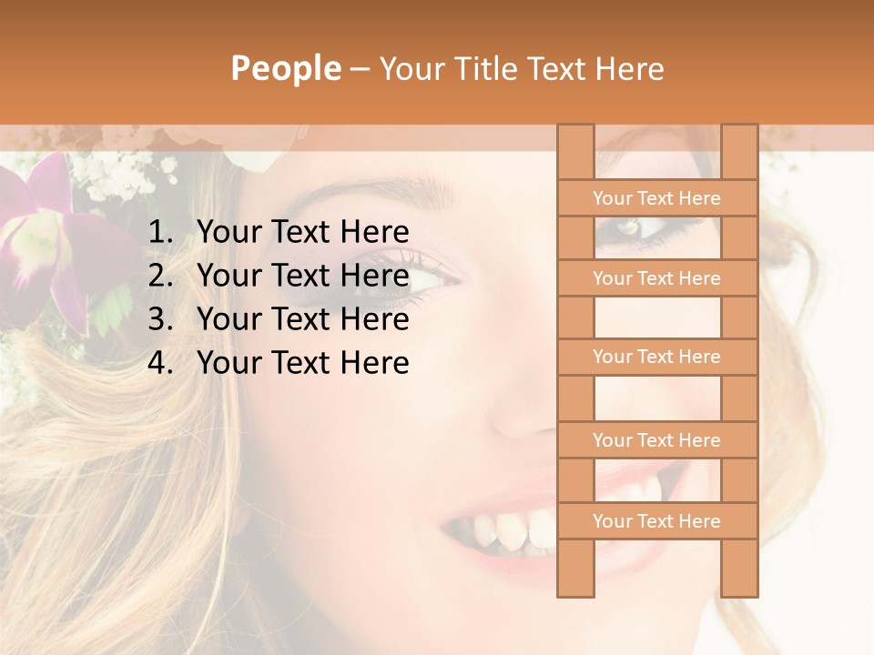 Caucasienne Bien Pure PowerPoint Template