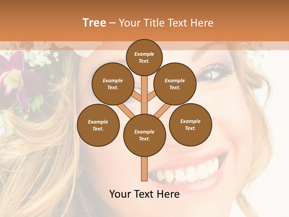 Caucasienne Bien Pure PowerPoint Template