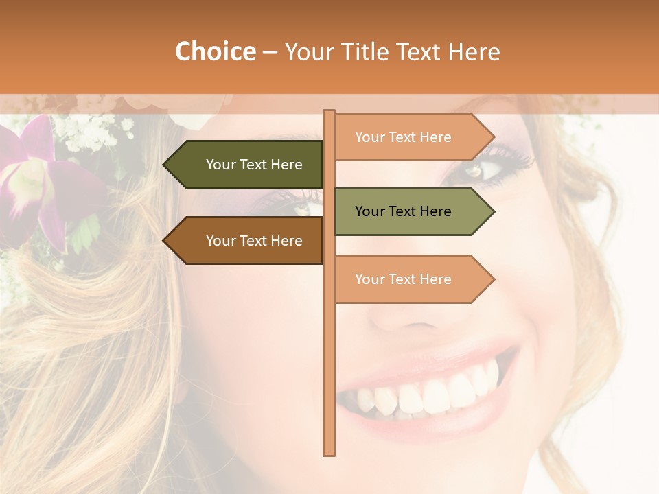 Caucasienne Bien Pure PowerPoint Template