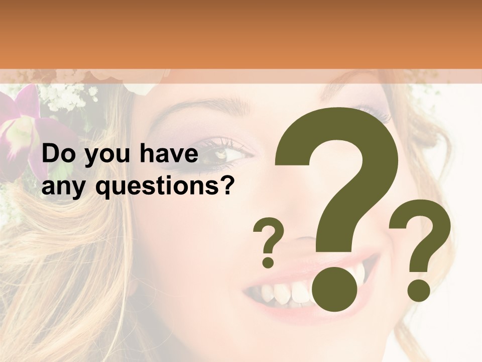 Caucasienne Bien Pure PowerPoint Template