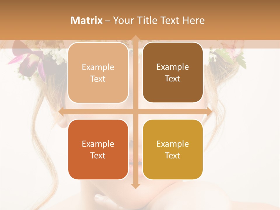 Pens Visage Femmes PowerPoint Template