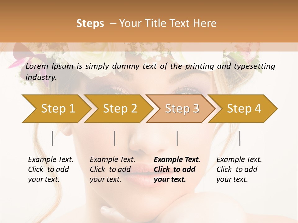 Pens Visage Femmes PowerPoint Template
