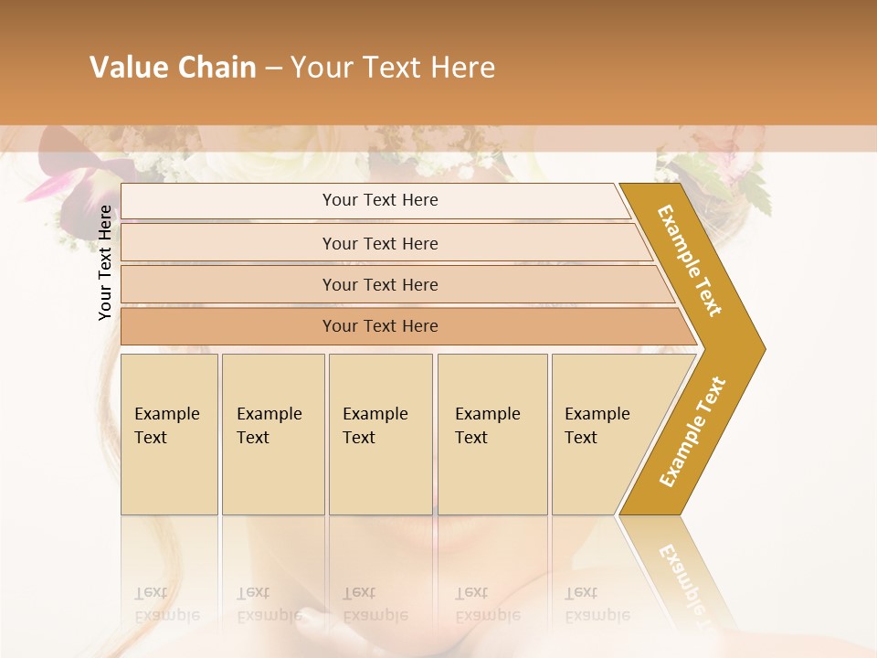 Pens Visage Femmes PowerPoint Template